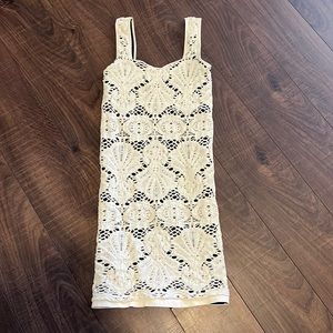 Free People intimately crochet dress size  M/L